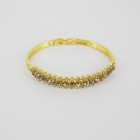 514153 topaz in gold crystal bangle